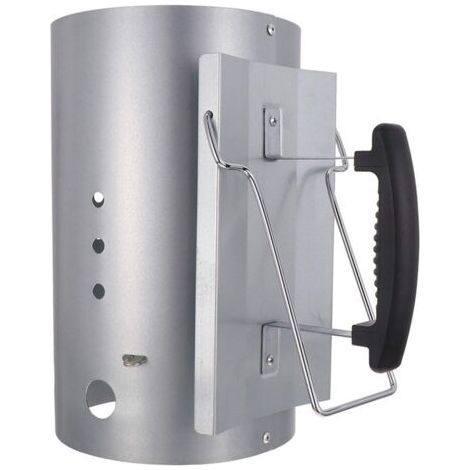 Cheminée d'allumage, Rapidfire Starter - allume-feu compact avec deux poignées, barbecues à charbon et +, aide à l'allumage pour charbon et briquettes (1/5)