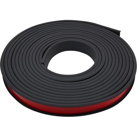 Protectores de esquina en forma de U - 1 m x 18 mm TPE flexible - Tira de seguridad autoadhesiva - Gris (1/5)