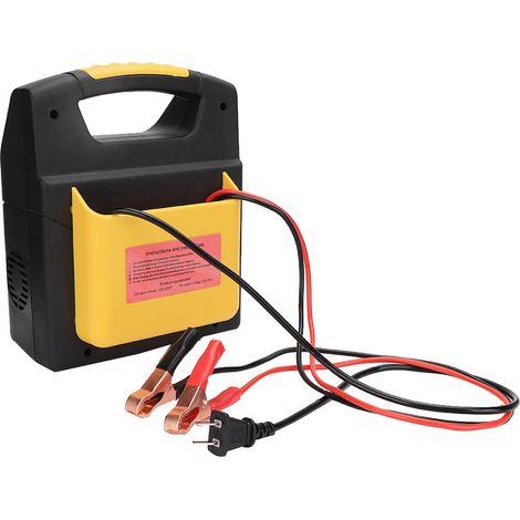 Chargeur de batterie de voiture 220 V, chargeur de réparation à impulsions intelligent haute puissance universel 12 V/24 V, chargeur de batterie de moto (norme américaine 110 V). (1/4)