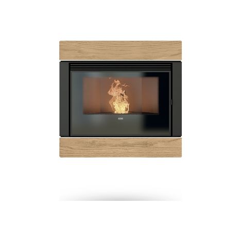 BRICOSOL ESTUFA DE PELLET KLOVER MODELO WAVE 110 AIR WOOD ROBLE (1/5)