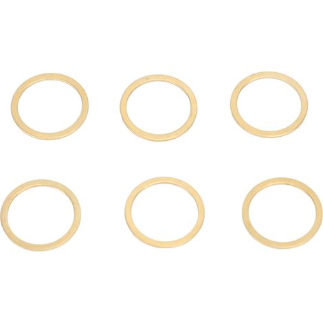 Kit de réparation d'anneaux de cisaillement de rondelle en laiton, 6 pièces, 172250795874 – 1111 pour VST VSTA EVR SBK SBKA (1/5)
