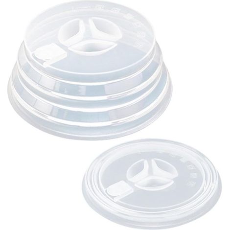 2 tapas de silicona para microondas, tapas antisalpicaduras, tapas plegables de silicona  Protección contra salpicaduras (1/5)