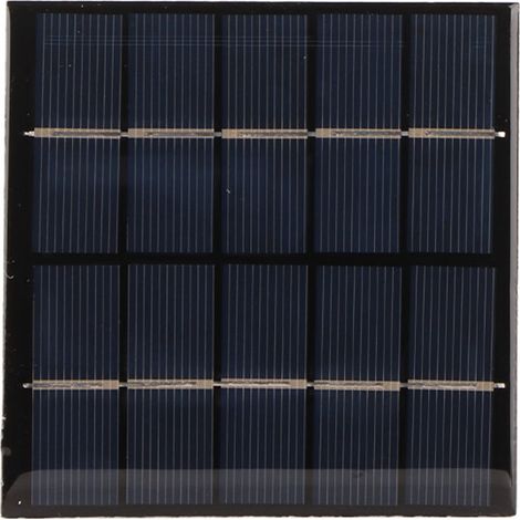 Panneau solaire époxy DIY 1,2 W 5 V, panneau photovoltaïque en polysilicium pour batterie 3,7 V (1/5)