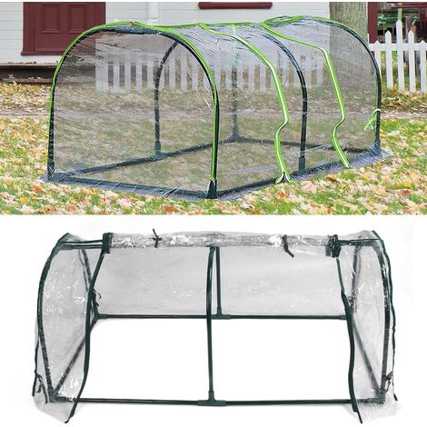 Blumenständer aus lackierten Eisenrohren, Mini-Gewächshaus, Blumenhaus, isoliertes Gewächshaus, Regen- und Sonnenschutz, transparente Abdeckung, Gewächshaus für Sukkulenten (1/5)