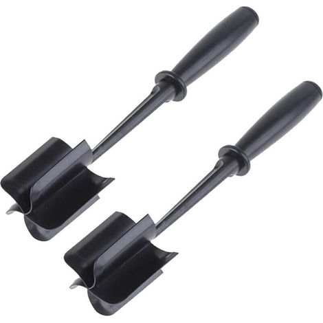 Ensemble de 2 outils pour découper la viande : hachoir à viande, spatule à viande en plastique, séparateur de viande, ustensiles de cuisine (pommes de terre, haricots), hachoir/mixeur en silicone