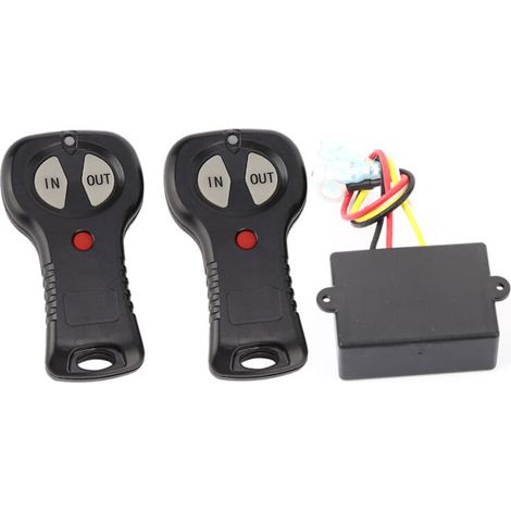 Kit de control remoto inalámbrico universal para cabrestante, 1 par, 12 V, para coche o camión (1/5)