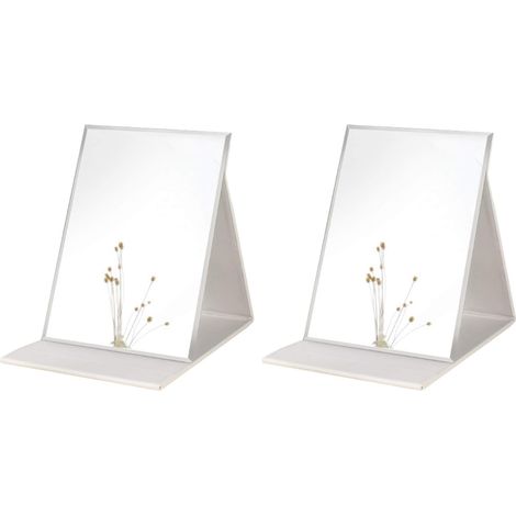 Miroir Grand Portable Multistand HD Miroir de Maquillage Pliable 8.27X5.9 Pouces (Lot de 2) (1/5)