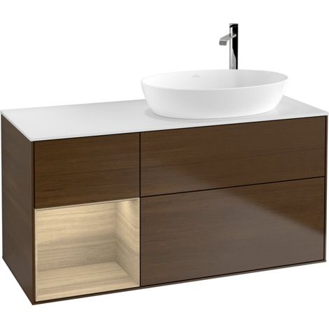 Villeroy & Boch F921PCGN Meuble sous lavabo Finion F92 (1/2)