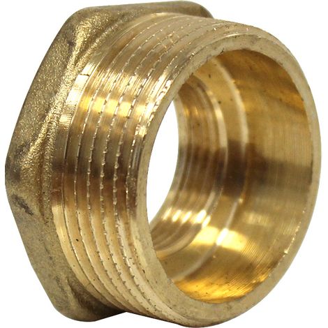 Watts – Raccord laiton réduit mâle/femelle 1"1/4-3/4" (33/42-20/27) – Pour installations sanitaires – Étanchéité avec ruban téflon