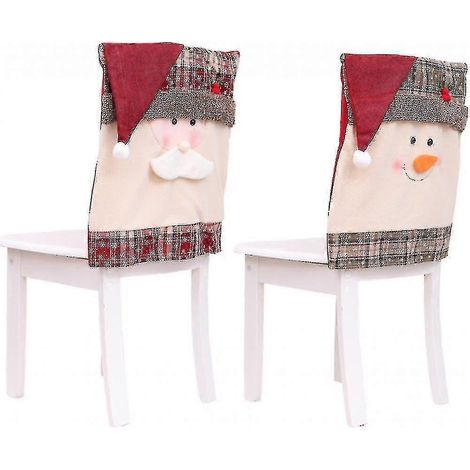 Christmas decoration chair cover restaurant square stool chair package decoration (1/5)