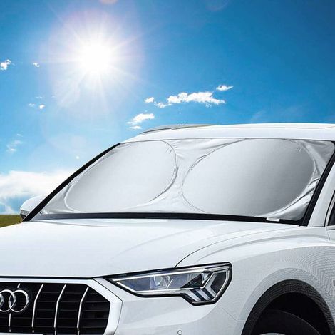 1-teiliger Sonnenschutz für die Windschutzscheibe, um UV-Strahlen und Hitze abzuhalten, Sonnenschutz, um Ihr Auto kühl zu halten - 150 x 70 cm (1/5)