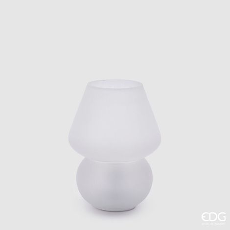 EDG Enzo De Gasperi Lampada Aura da Tavolo Usb Abatjour H 20 Cm D 15 Cm  Bianco