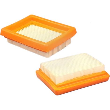 Lot de 2 filtres à air de rechange pour tondeuse à gazon, compatibles avec STIHL FS120, FS200, FS250, FS300, FS350, FS400, FS450 (1/5)