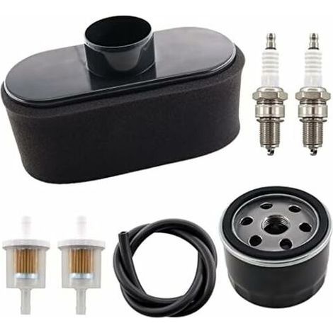 Ensemble de filtre à air avec pré-filtre à huile et bougie d'allumage pour moteur 4 temps de rechange Kawasaki FR651V FR691V FR730V FS481V FS541V FS600V FS651V FS691V FS730V. (1/5)