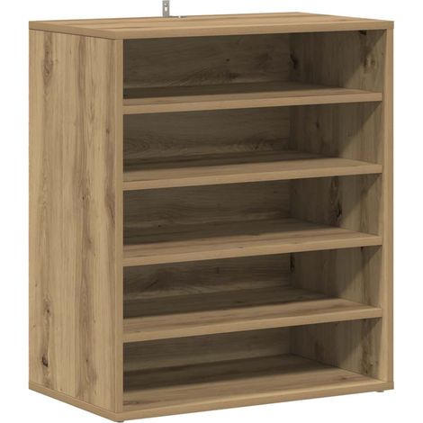Maison Exclusive - Zapatero madera ingeniería roble artisan 60x35