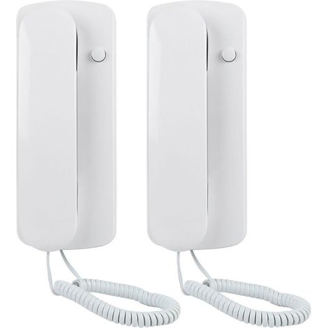 Sonnette audio interphone bidirectionnelle filaire pour villas, maisons et bureaux (interphone non vidéo) (1/5)