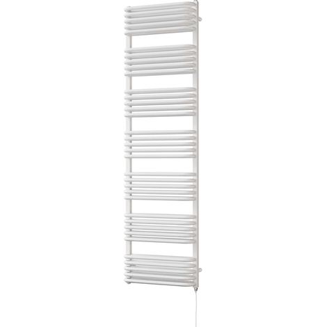 Crossmoor - White Electric Towel Rail H1800mm x W500mm 1200w Standard (1/2)