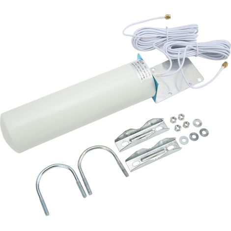 Antenne externe 3G/4G omnidirectionnelle 12 dBi KJ-001 avec double connecteur SMA mâle (1/5)