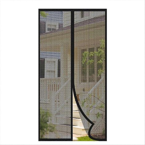 Magnetische Fliegengittertür – Passend für Türen 86 cm x 208 cm, selbstschließendes Netzgewebe, verbessertes Polyester (1/5)