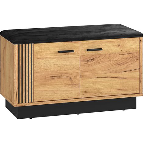 Banco zapatero 2 puertas Nilo Madera (1/4)