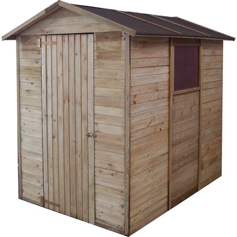 Casetta da Giardino in Legno Esterno Porta Attrezzi 1 Anta 1 Finestra Pircher