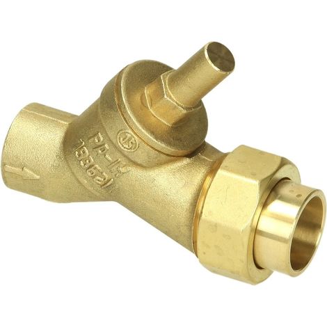 Clapet de retenue à tête inclinée avec raccord à braser 15 mm