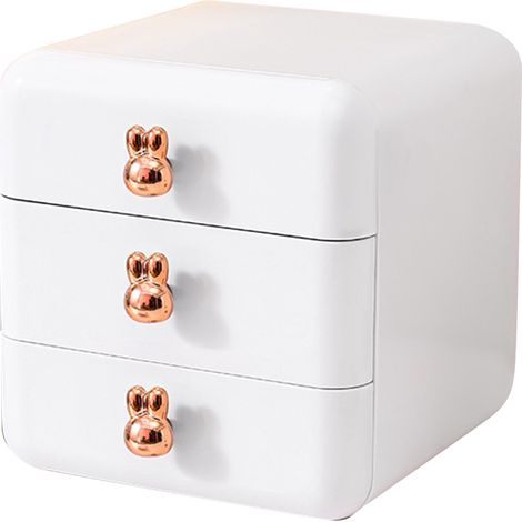 Boîte de rangement de bureau pour bijoux, accessoires pour cheveux et autres petits objets, idéale pour une chambre, un dortoir ou un bureau. (1/5)