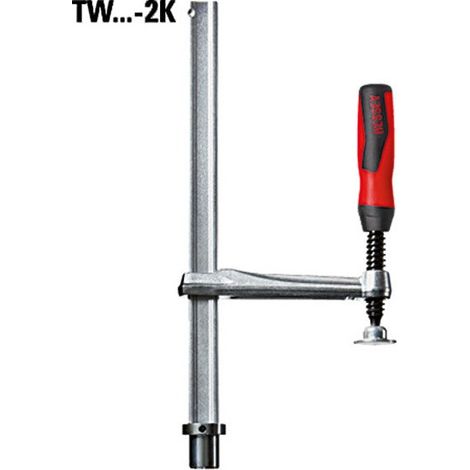 Bessey – Serre-joint pour tables de soudage – Hauteur de serrage max. 300 mm – Force de serrage jusqu'à 5000 N – TW2830142K