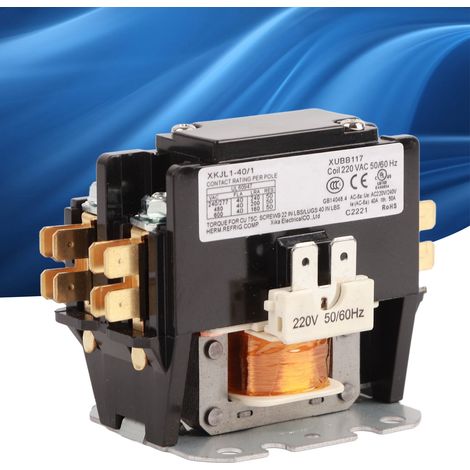 Hochleistungs-Netzschütz XKJL1-40/1, speziell für Klimaanlagen, 220 V, 50/60 Hz, einphasig (1/5)