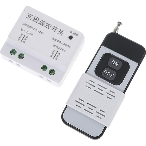 Récepteur de télécommande sans fil pour domotique, interrupteur unidirectionnel (1/4)