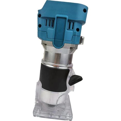 Professioneller Holzbearbeitungsfräser für bürstenloses 18-V-Einhand-Elektrowerkzeug, 6 Geschwindigkeiten, 6 mm, 8 mm, 700 W, begleitet von 12 Bits ohne Batterie (1/5)