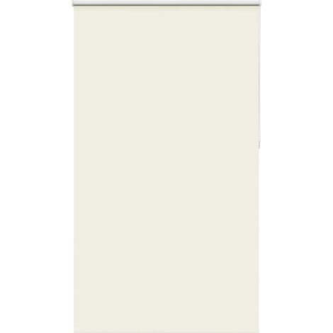Verdunkelungsrollo Cremeweiß 135x210cm Stoffbreite 131,6cm