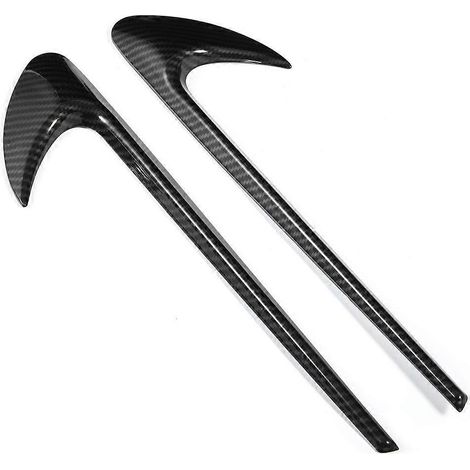 Autocollants décoratifs pour ailes de voiture, style fibre de carbone, compatibles avec les Mercedes-Benz Classe CES CLS W205 W213 (1/4)