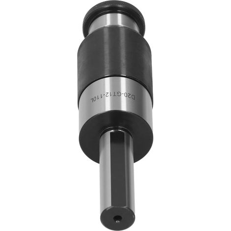 Porte-outil de taraudage télescopique à tambour D20-GT12-110L, porte-outil de taraudage à queue droite, protection anti-surcharge télescopique flottante (1/4)