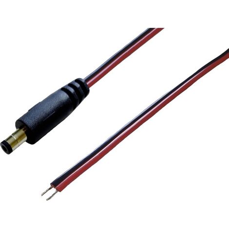 BKL Electronic 075901-750 Connettore DC Spina cava CC - Stagno 5.5 mm 2.5 mm 0.75 m 1 pz. Singolo