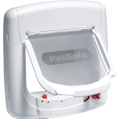 Staywell Magnetically Operated 400 Catflap Wht - 3770