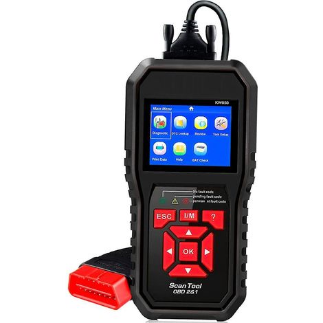 KONNWEI KW850 Lecteur OBDII Professionnel Auto Diagnostic Moteur (1/5)