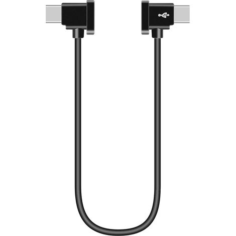 Cable de transferencia de datos USB C a Micro USB 15 cm Negro (1/5)