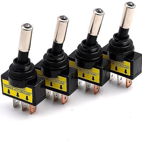 4 Stück 12V Kippschalter (1/3)