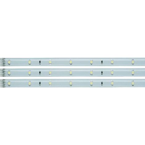 Kit de 3 bandeaux LED décoratifs adhésifs longueur 970mm LED 3x3.12W 6000K 819lm pour alim 12V (non incl) IP44 PAULMANN (1/5)