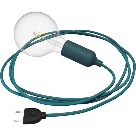 Creative Cables – Schlangenförmige Silikonlampe mit Schalter und Stecker (1/4)