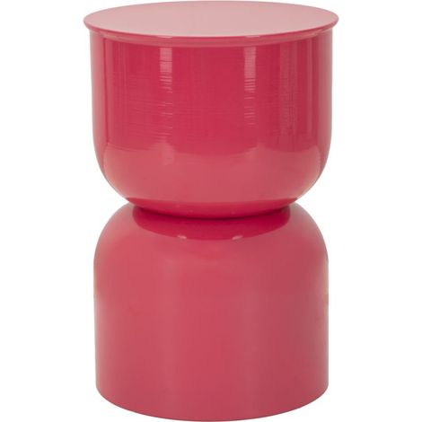 Table d'Appoint en Métal "Oyi" 46cm Fuchsia