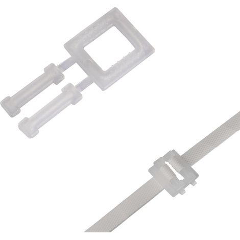 PP-Klebebandclips 10–16 mm weiß 1000 Stück (1/3)