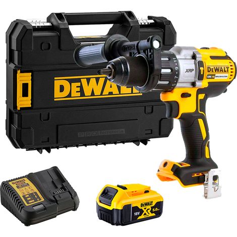 Dewalt DCD996P1 XRP 18V taladro percutor, motor sin escobillas, 1X5Ah batería (1/3)