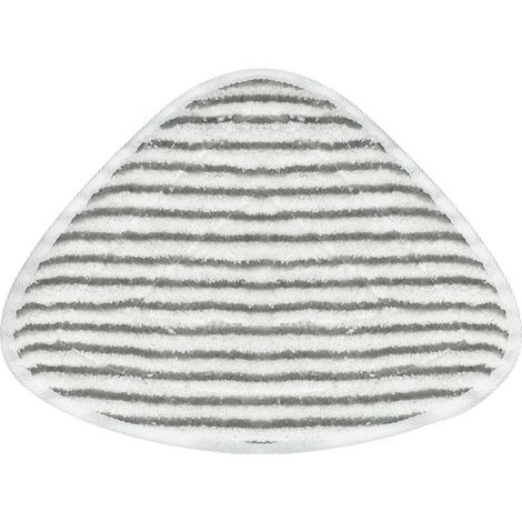 5 chiffons de remplacement (gris), Accessoire de housse de balai vapeur en microfibre pour les nettoyeurs vapeur Microtronic Thermal Jet (1/5)