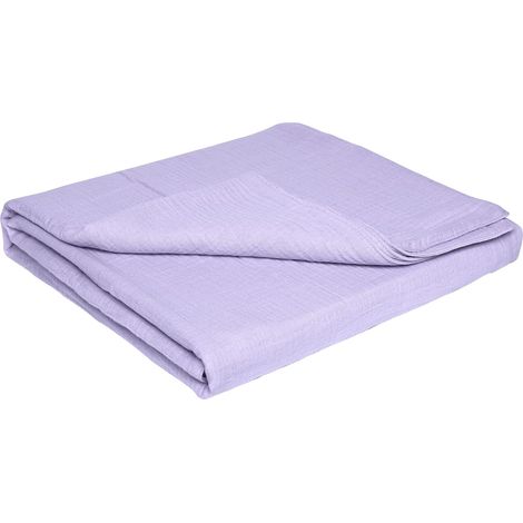 Alyoen Coperta per neonati viola morbida 119x119cm (1/3)