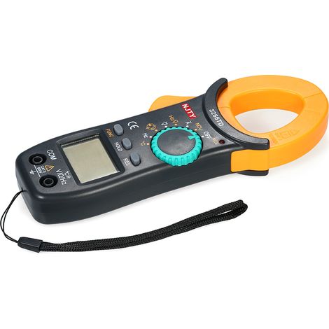 NJTY Pince multimètre numérique 4000 points Multimètre à plage automatique avec test NCV Tension AC/DC Courant AC Portable Affichage LCD portable Mesure de la résistance Capacité Fréquence C (1/5)
