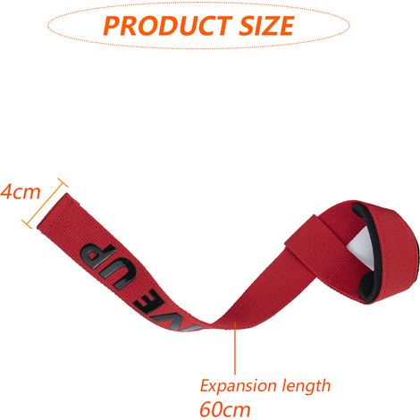 Sangles De Levage - Pour Halteres Et Barres - Pour Deadlift Et Training De Force - Par Paire (1/5)