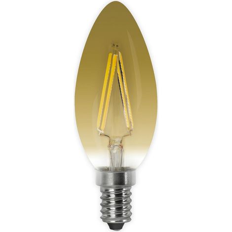 Bombilla LED Filamento Vintage Vela E14 4W Matel (1/4)