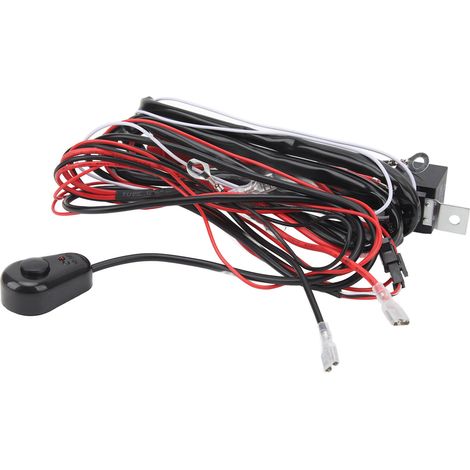 Faisceau de câblage universel pour voiture, étanche et fiable, avec protection contre les surtensions, pour interrupteur et éclairage de travail LED. (1/5)